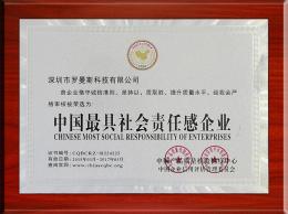 中國(guó)最具社會(huì)責(zé)任感企業(yè)